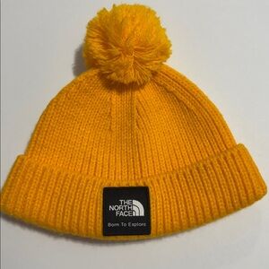 The North Face infant Bright Yellow Beanie Size XS (6-24 M)